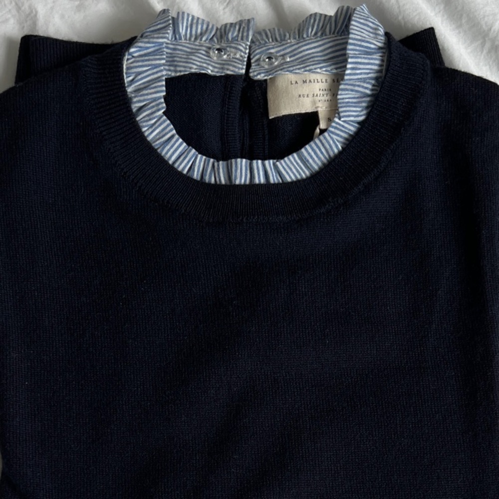 NWT Sézane Pull Eduardo Marine